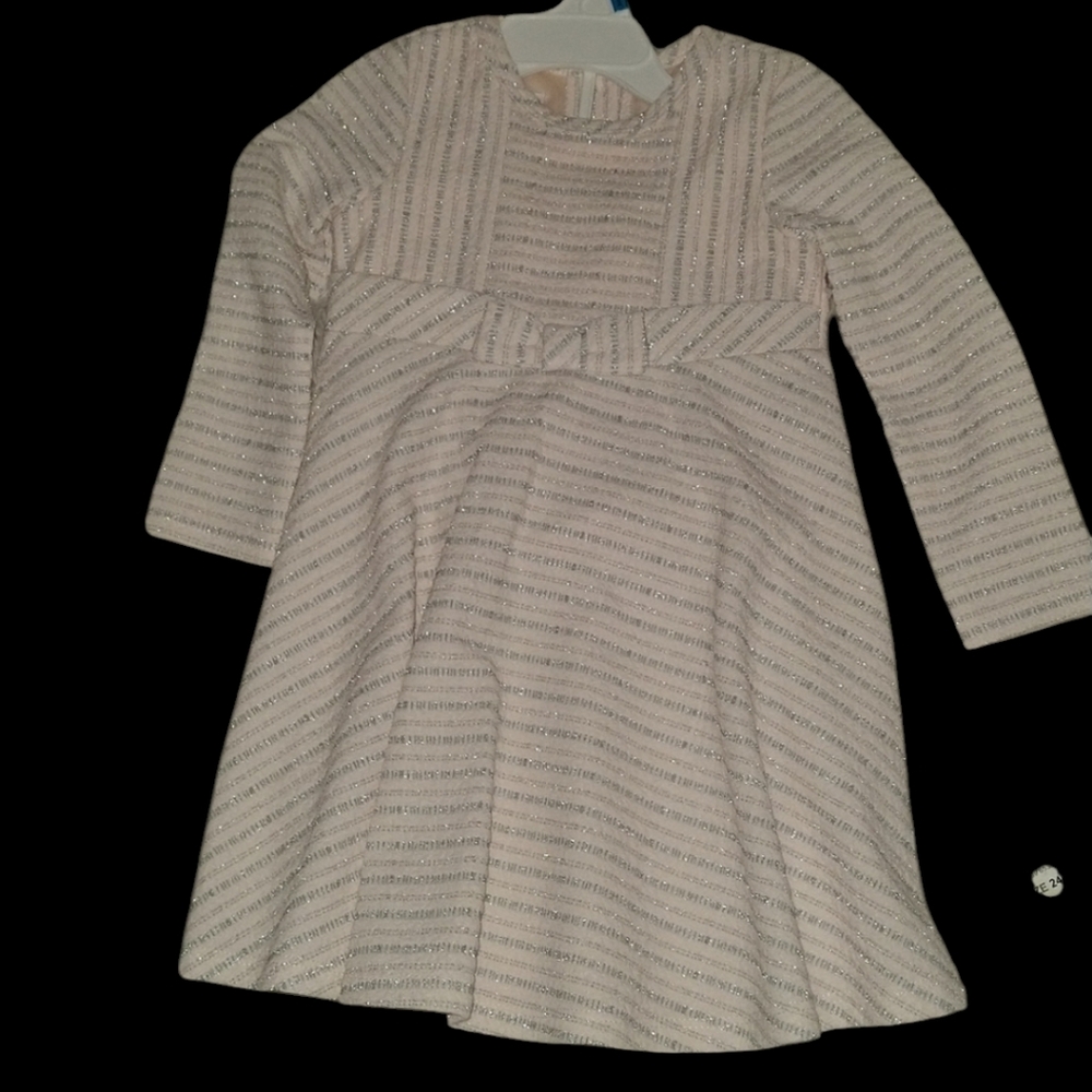 Bonnie baby pink lurex dress. Size 24months